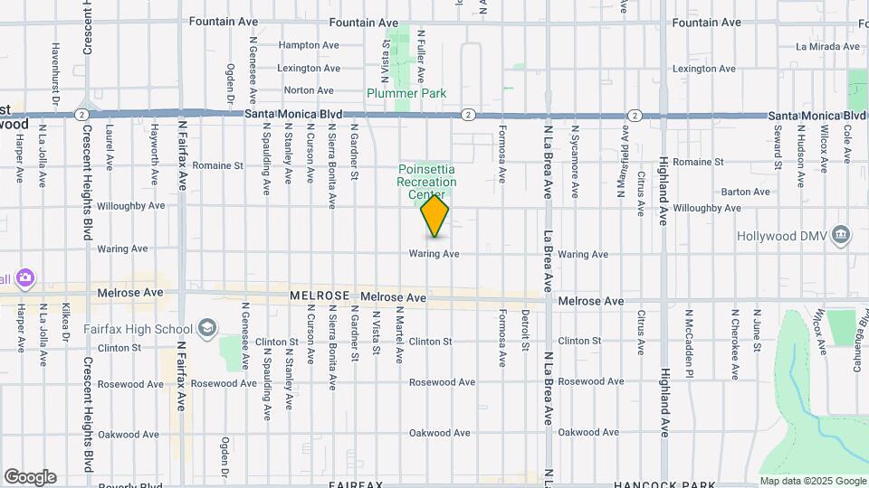 812 N Fuller Ave Mapa y Detalles de la Ubicación