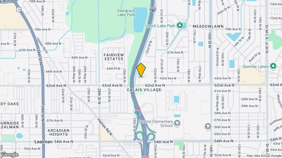 2275 62nd Ave N, Unit 203 Map and Location Details