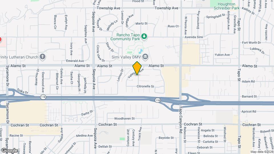 2725 Greenleaf Ave Map and Location Details