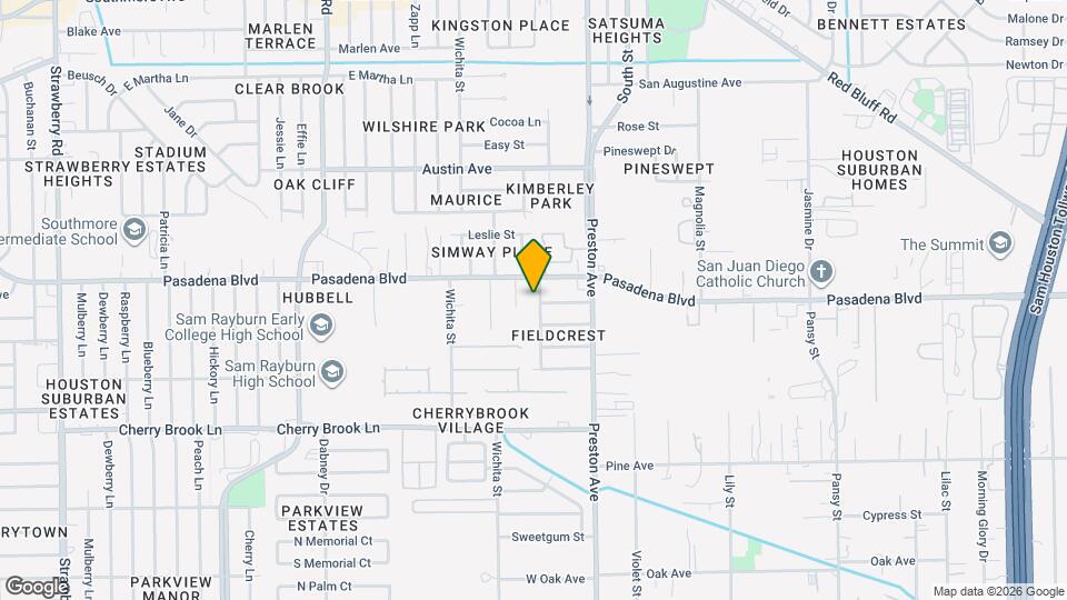 2122 Purdue St Map and Location Details