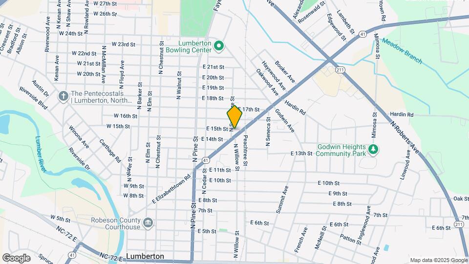 604 E 15th St Map and Location Details