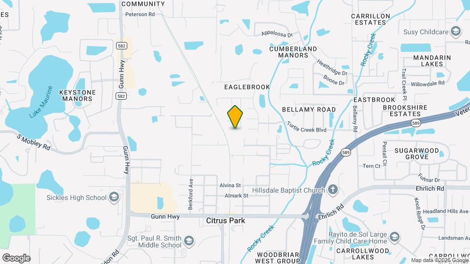 15002 Rocky Ledge Dr Map and Location Details