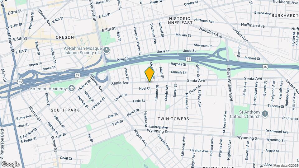 414 Xenia Ave Mapa y Detalles de la Ubicación