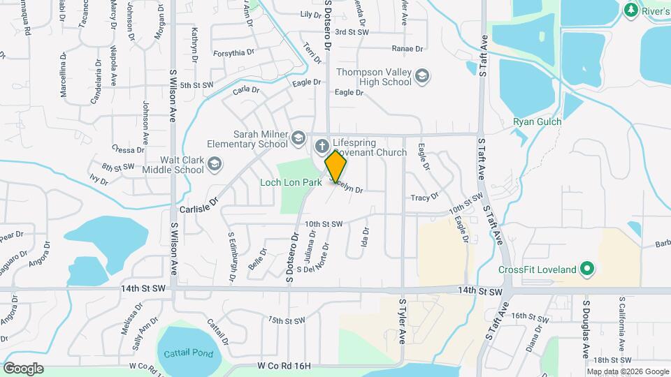 914 S Del Norte Ave Map and Location Details