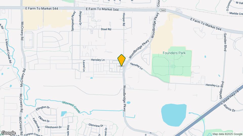 615 Cloverleaf Dr Map and Location Details