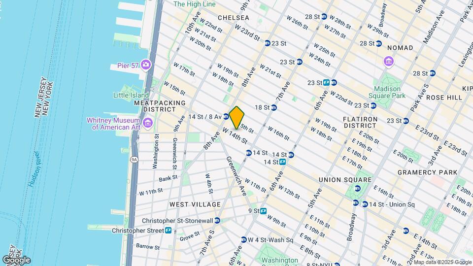 235-237 W 14th St Mapa y Detalles de la Ubicación