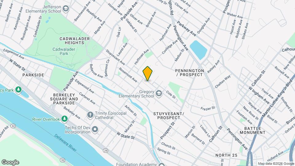 659 Stuyvesant Ave Map and Location Details