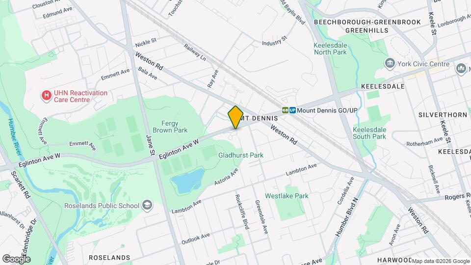 3559 Eglinton Ave W Map and Location Details