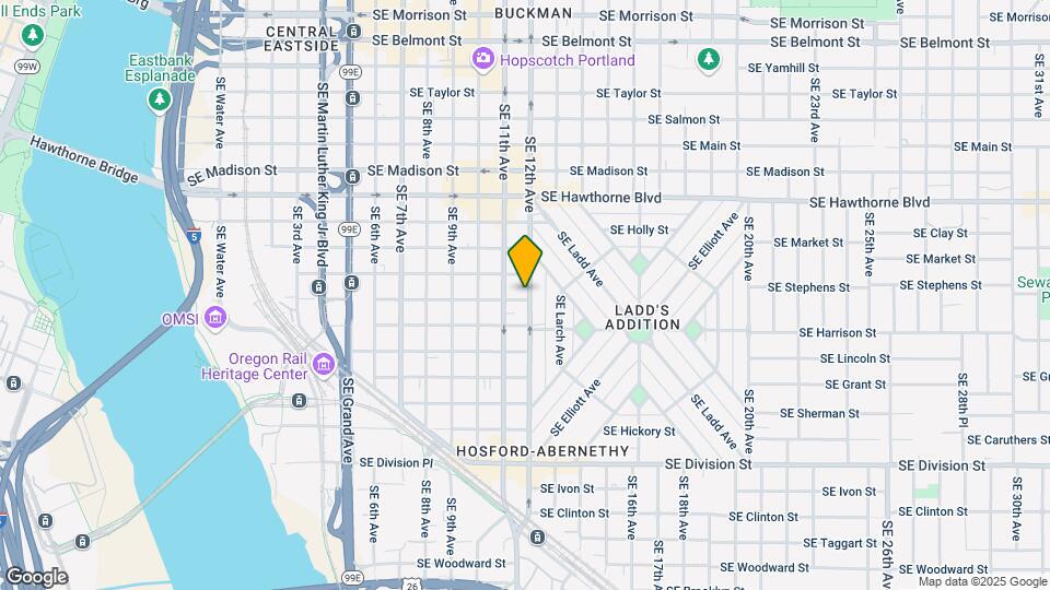 1127 SE Stephens St Map and Location Details
