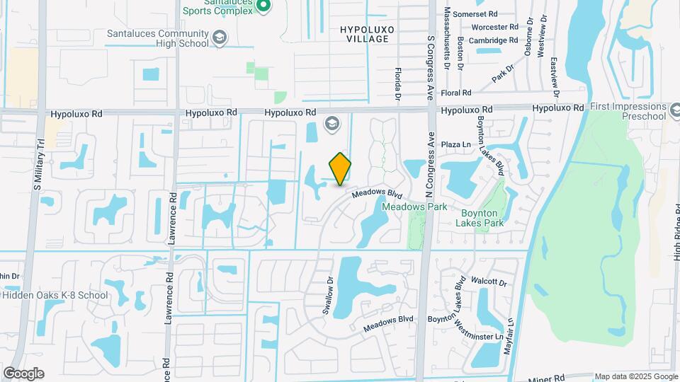 1536 Meadows Cir W Map and Location Details