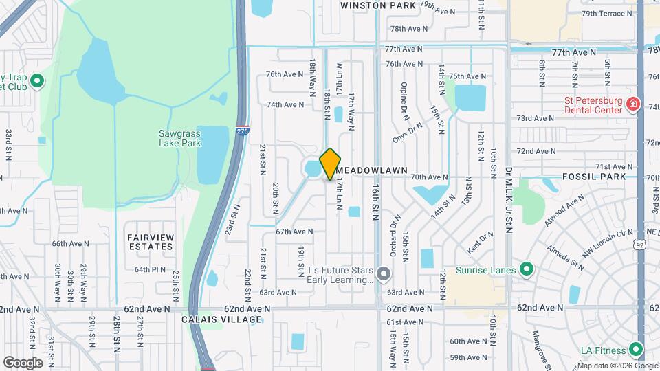 6957 18th St N Map and Location Details