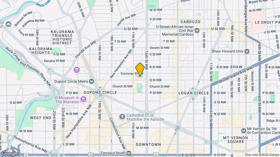 1615 Q St NW Map and Location Details