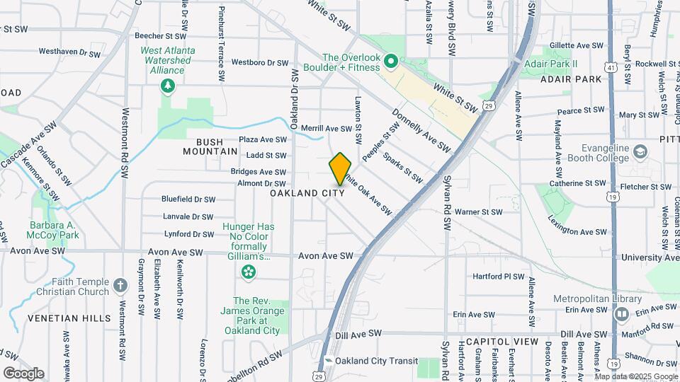 1082 Peeples St SW Map and Location Details