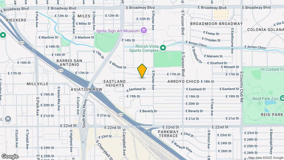 2037 E 18th St Map and Location Details