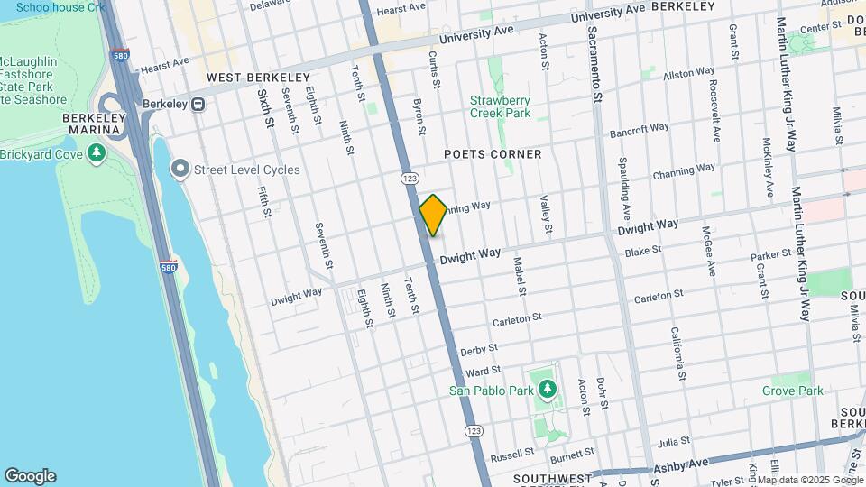 2427-2429 San Pablo Ave Map and Location Details