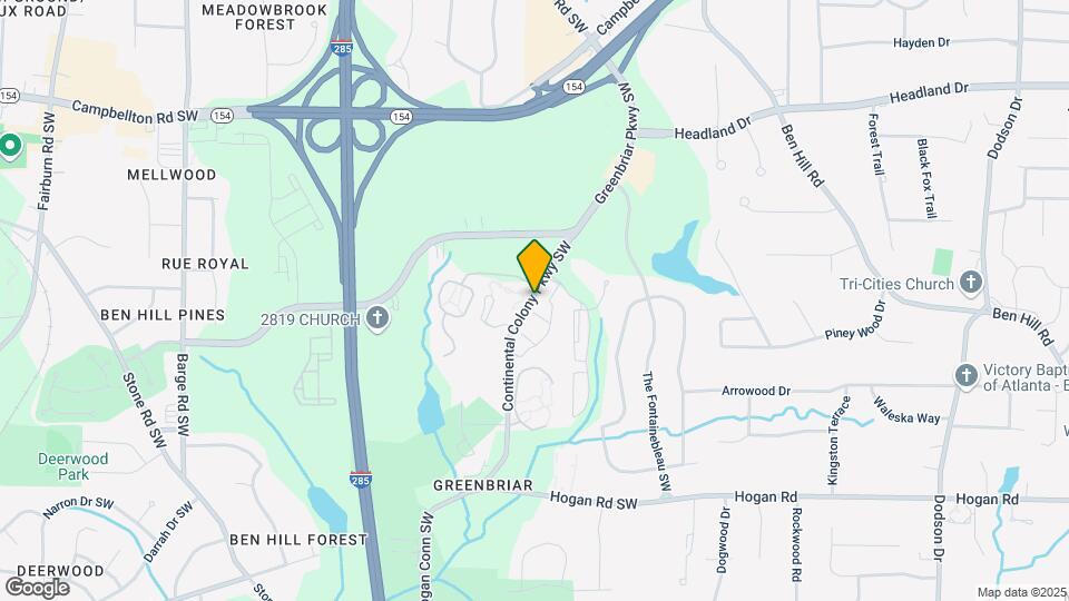 Greenbriar Glen Apartments Map and Location Details