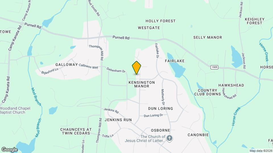 7801 Kensington Manor Ln Map and Location Details