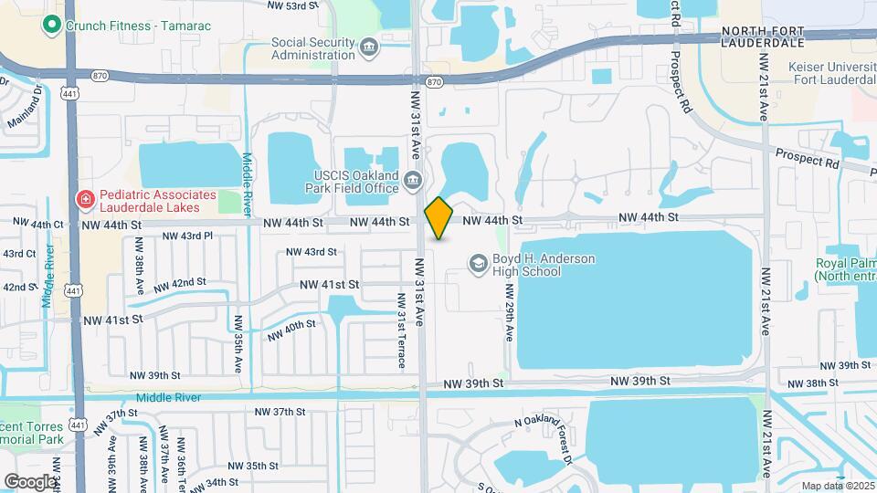 3071 NW 43rd St Map and Location Details