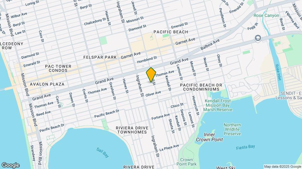 1664 Reed Ave-Unit -1668 Map and Location Details