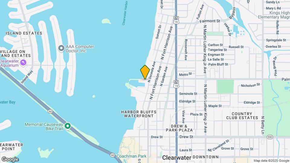 920 N Osceola Ave, Unit 604 Map and Location Details