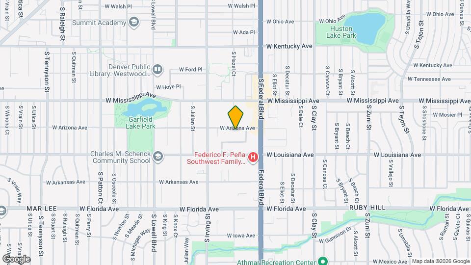 3126-3134 W Arizona Ave Map and Location Details