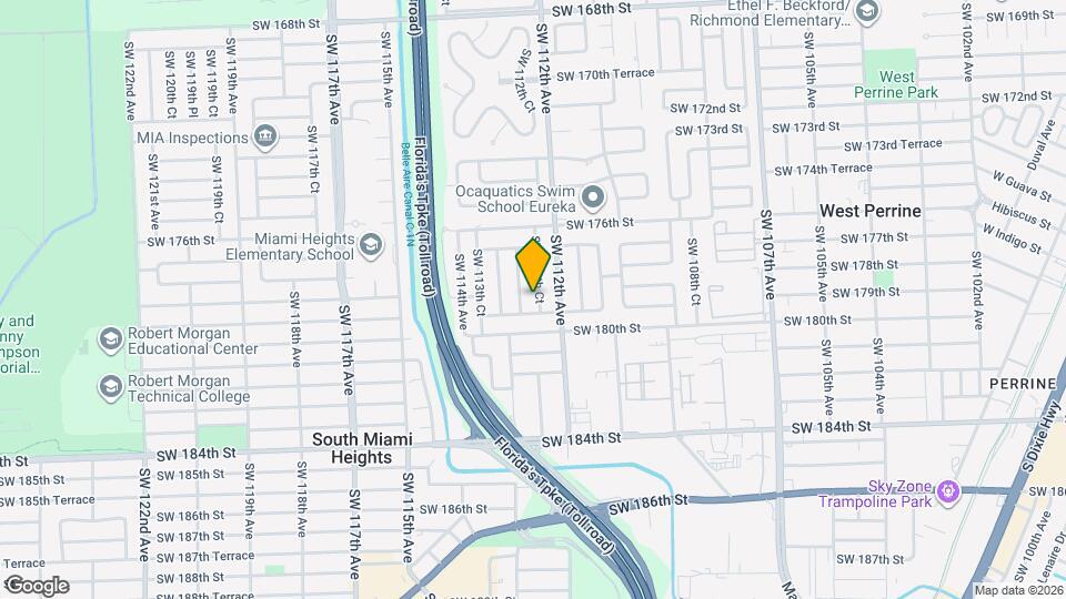 17860 SW 112th Ct Map and Location Details