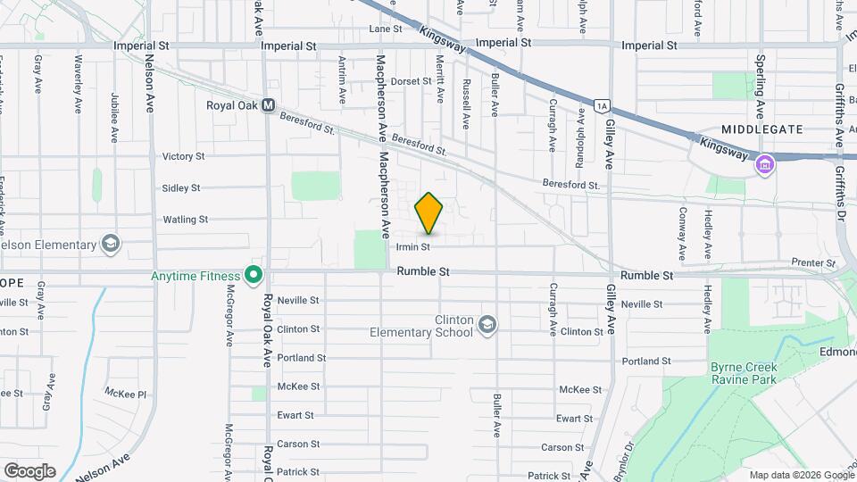 5771 Irmin St Map and Location Details