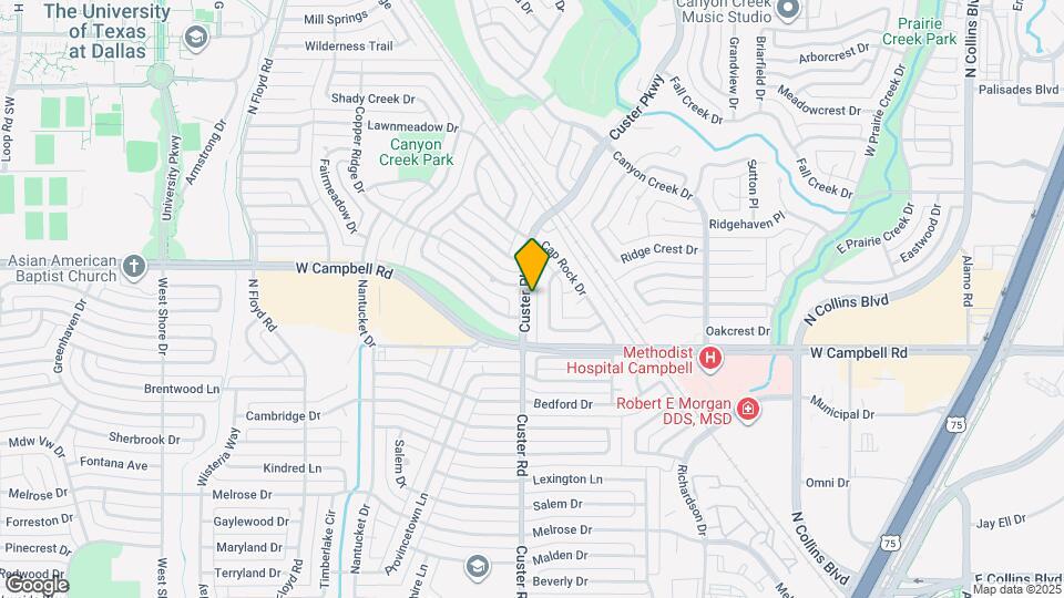 2012 Custer Pkwy Map and Location Details