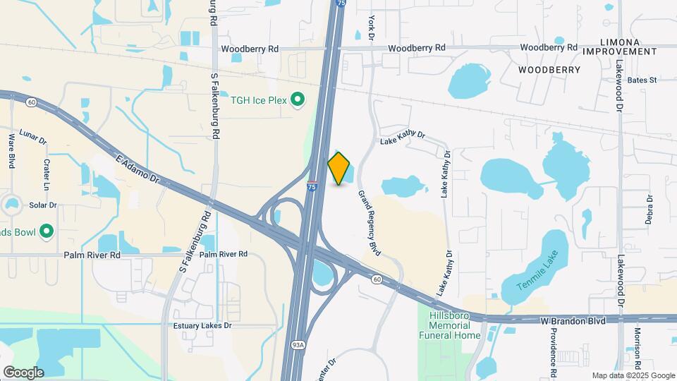 Furnished Studio-Tampa - Brandon Map and Location Details