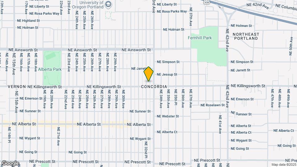 5516 NE 32nd Pl Map and Location Details