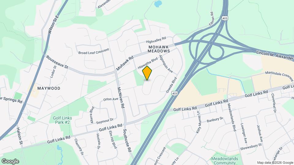 646 Iroquois Ave Map and Location Details