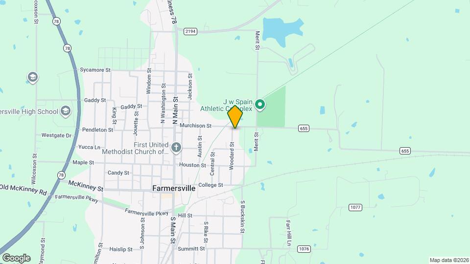 318 Woodard St Mapa y Detalles de la Ubicación