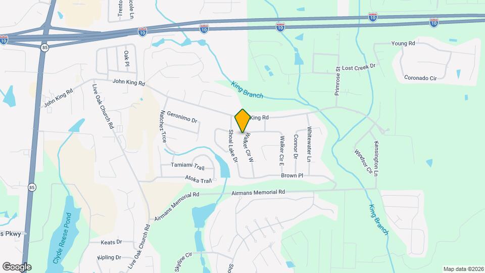 213 Walker Cir W Map and Location Details