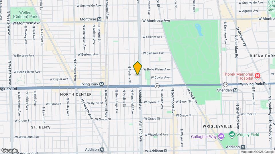4030 N Ashland Ave, Unit 4034-4036.5GDS Mapa y Detalles de la Ubicación