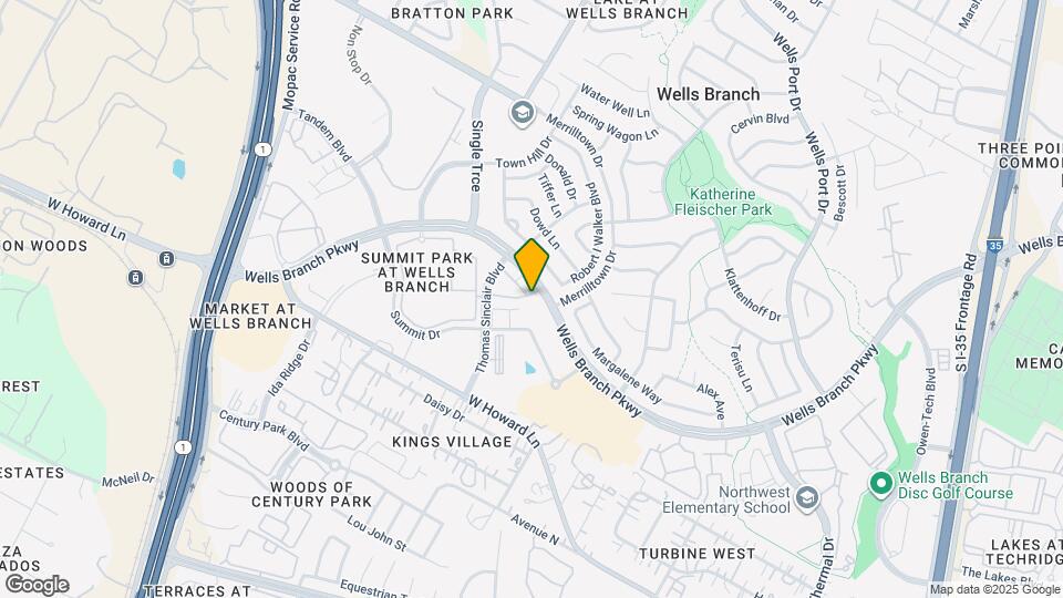 2323 Wells Branch Pkwy Mapa y Detalles de la Ubicación