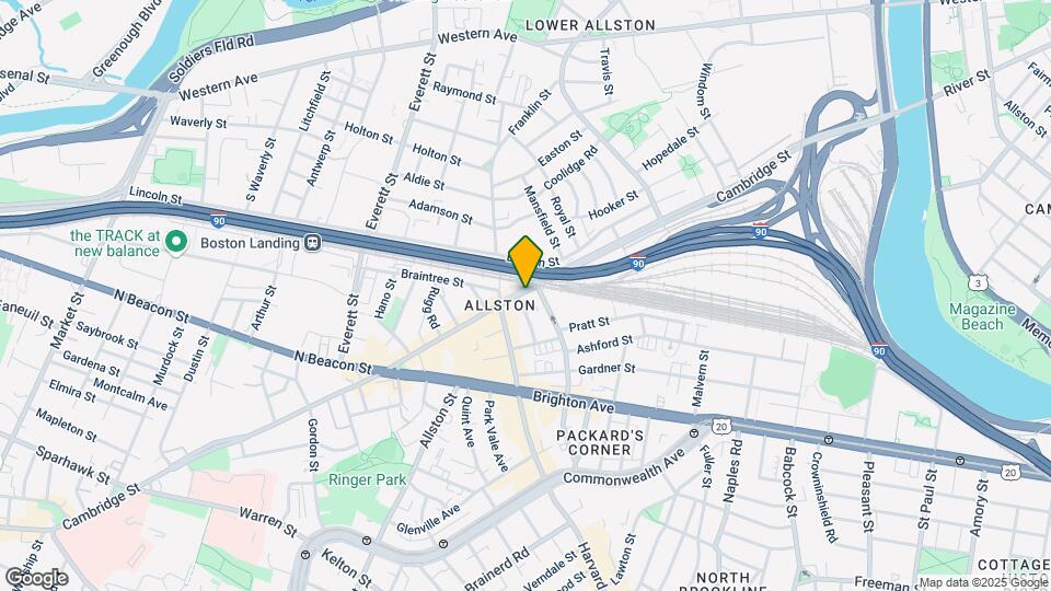 352 Cambridge St, Unit 302 Map and Location Details