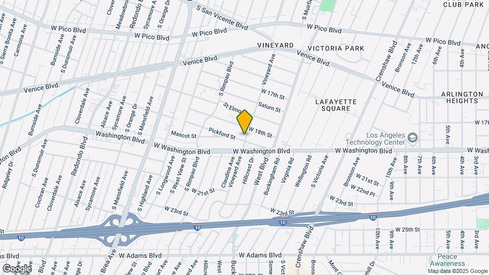 4601 Pickford St Map and Location Details