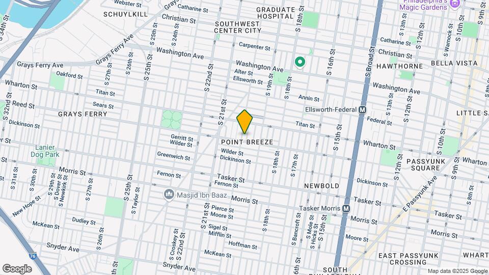 1339 S 20th St-Unit -C Map and Location Details