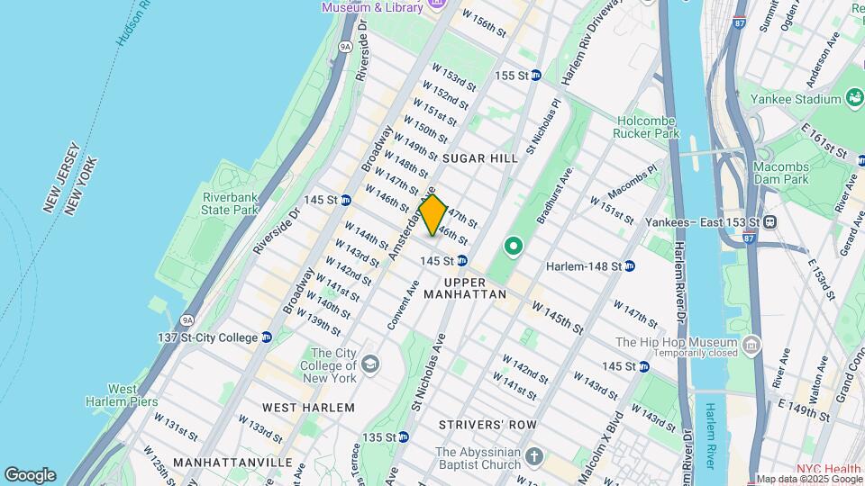 471 W 145th St Map and Location Details