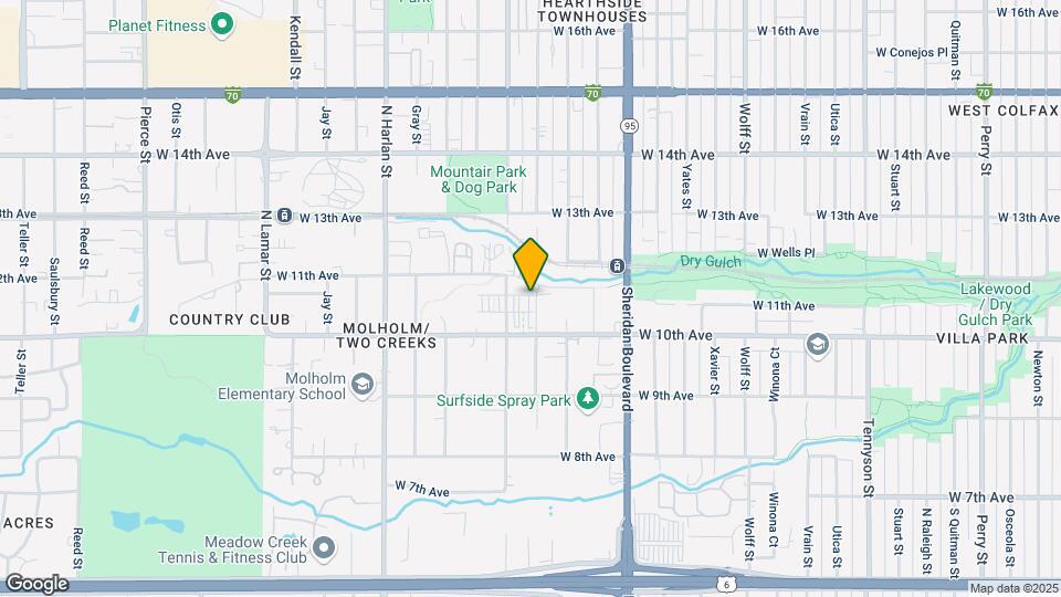 1079 Chase St Map and Location Details