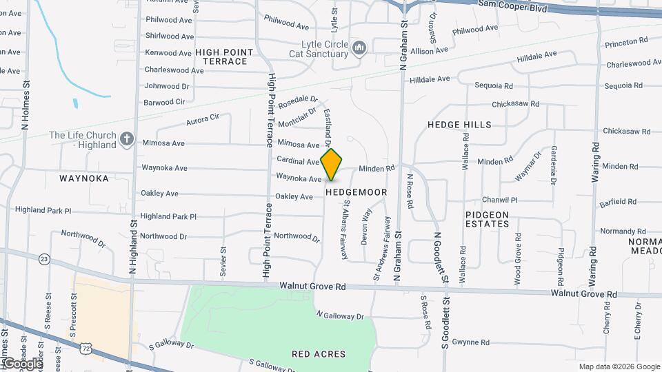 190 Eastland Dr Map and Location Details