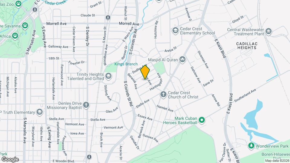 1835 Norfolk Ave Map and Location Details