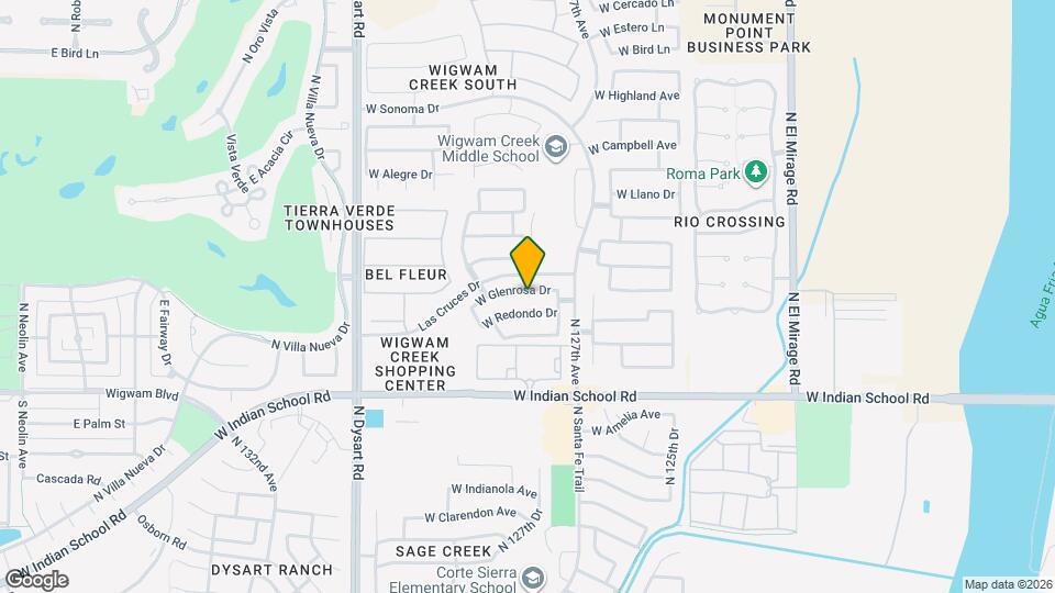 12751 W Glenrosa Dr Mapa y Detalles de la Ubicación