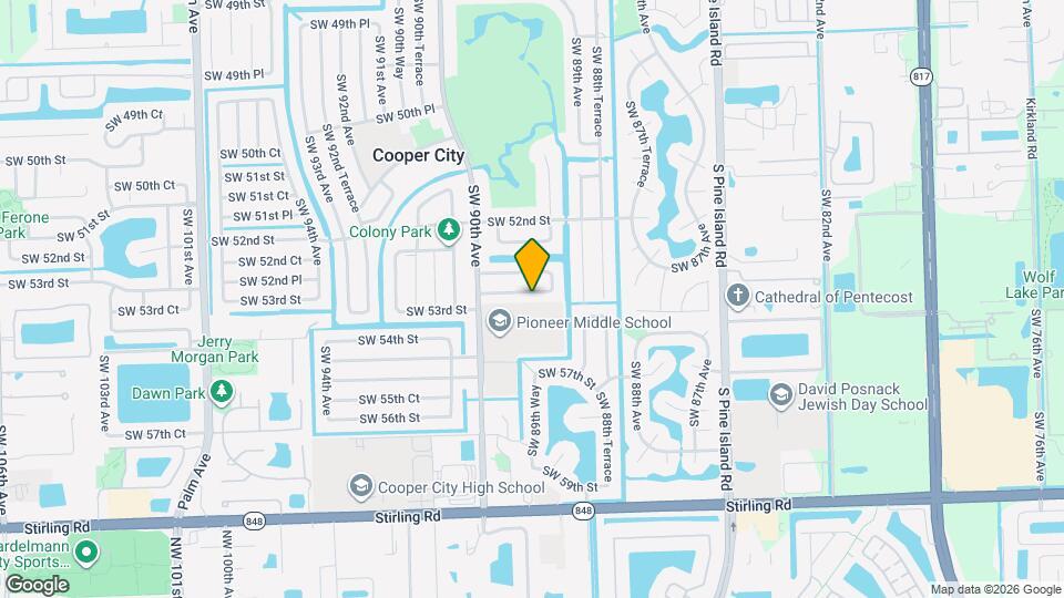 8954 SW 53rd St Map and Location Details