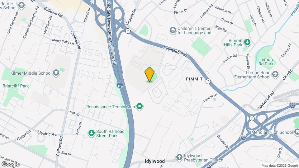 Tysons Glen Apartments & Twnhs Map and Location Details