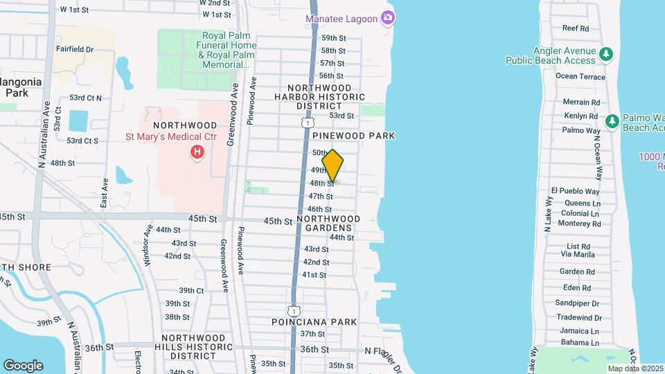 436 48th St Map and Location Details