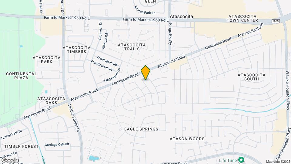 18542 Blanca Springs Court Map and Location Details