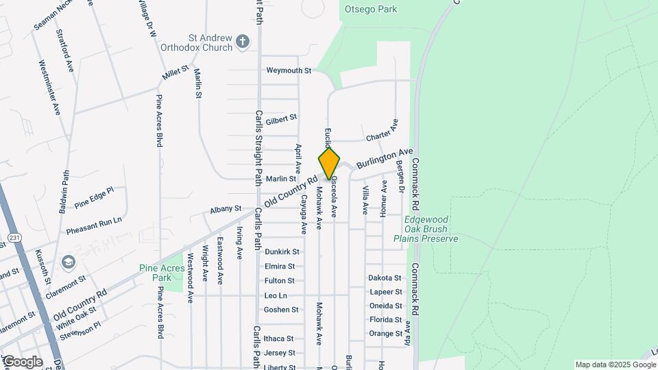 234 Osceola Ave Map and Location Details