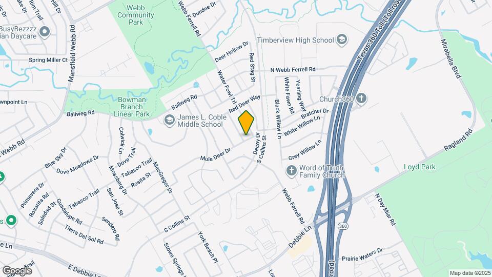 7727 Grey Goose Trail Map and Location Details