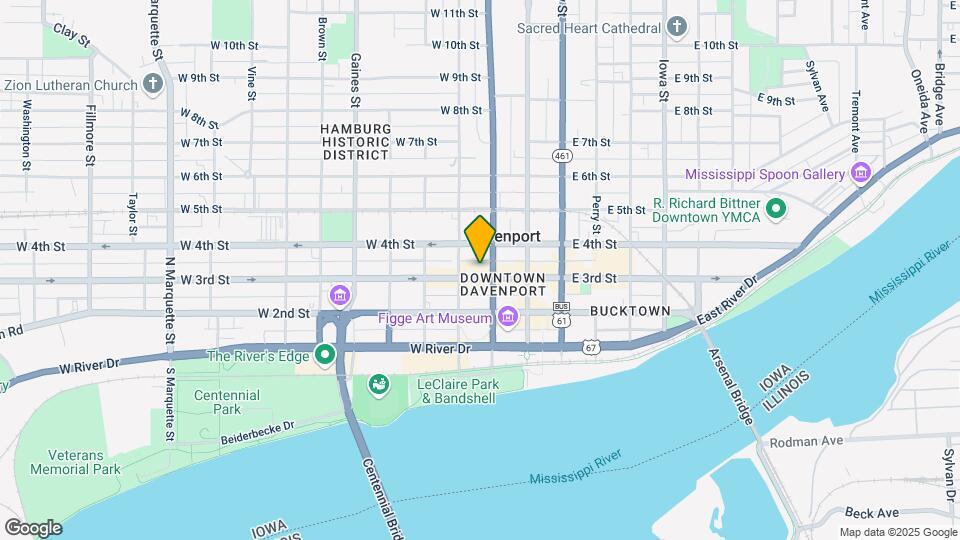 312 W 3rd St Map and Location Details